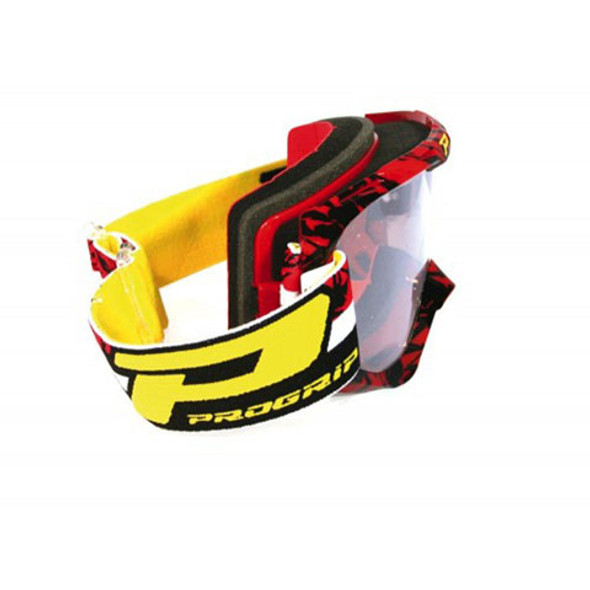 Progrip Progrip Goggles - 3450 Fluorescent Red/Blk 3450-16FLBKRD