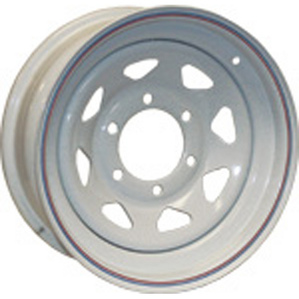 American Tire 15" Wheel 5 Hole/White 20422