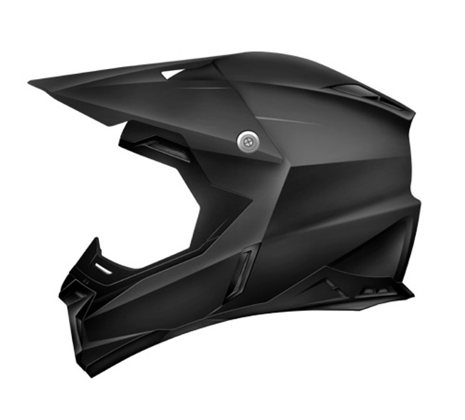 Zoan Synchrony Mx Helmet Matte Black - 2X 521-008