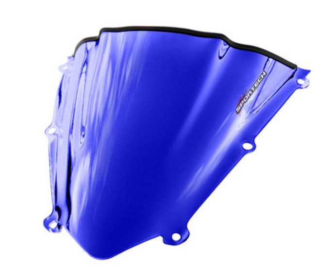 Sportech V-Flow W/S Yam Yzf R6 Blue Chrome Fits '08-'10 45491099