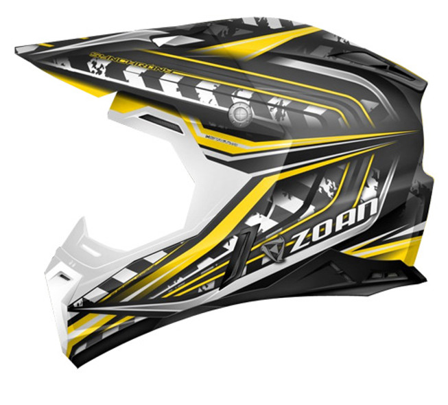 Zoan Synchrony Mx Helmet Monster Black/Yellow - 3X 521-139