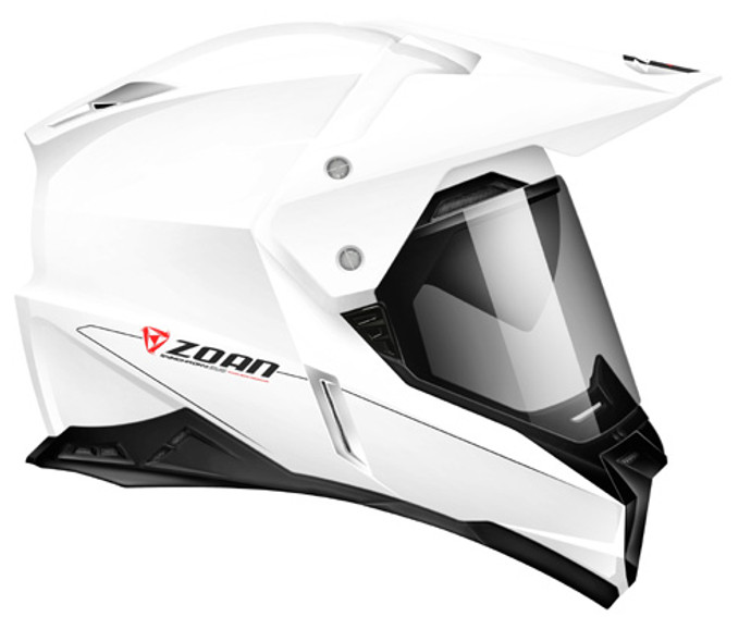 Zoan Synchrony Dual Sport Helmet White XS 521-403SN