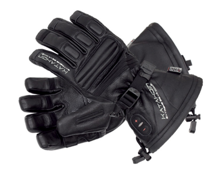 Katahdin Gear Torch Leather Heated Gloves Black 4-XL 84290108