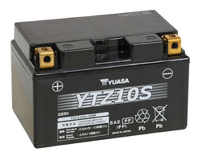 Yuasa Ytz10S Factory Activatedmaintenance Free 12 Volt Batt YUAM7210A