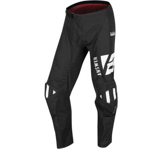 Answer Racing Men's Syncron Merge Pant Black/White Size 38 - SALE