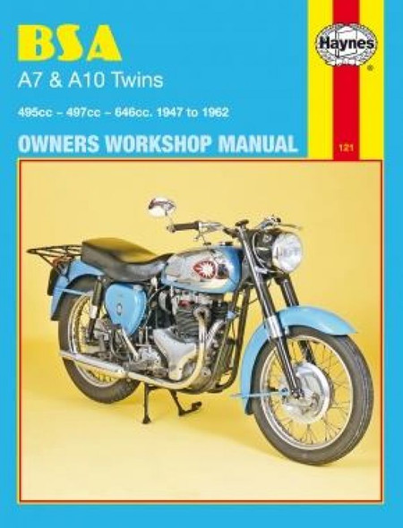 Haynes Manuals Bsa A7 & A10 Twins, '47-'62 Haynes Manual M121