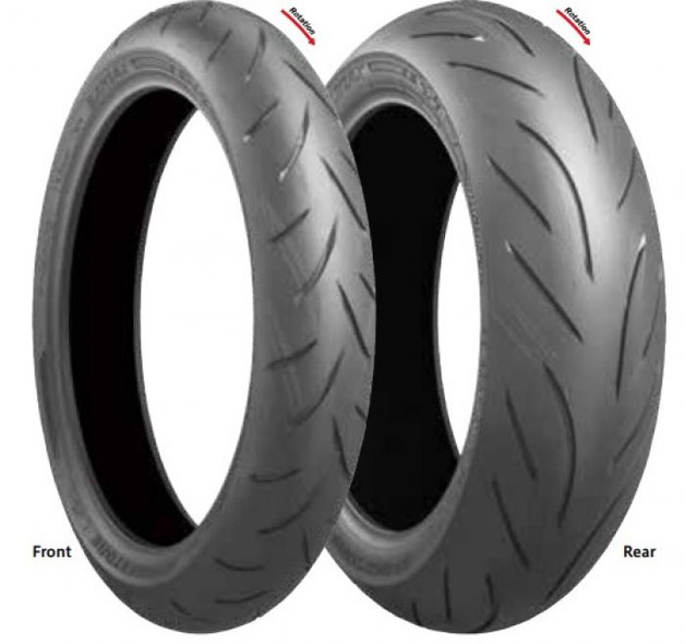 Bridgestone Tires Bridgestone - Battlax Hypersport S21F 120/70Zr17M/C-(58W) Tire 5482