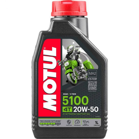 Motul Lubricants Motul - 5100 4T 20W50 Liter 109944