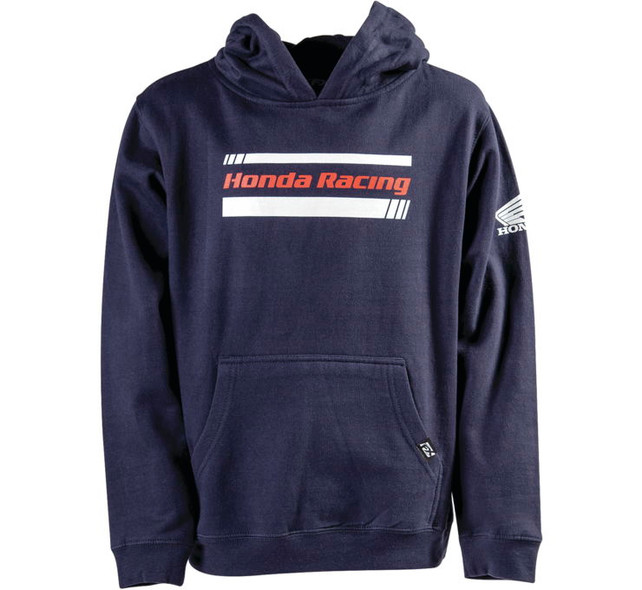 Factory Effex Youth Honda Stripes Hoody Navy Youth XL 22-88346