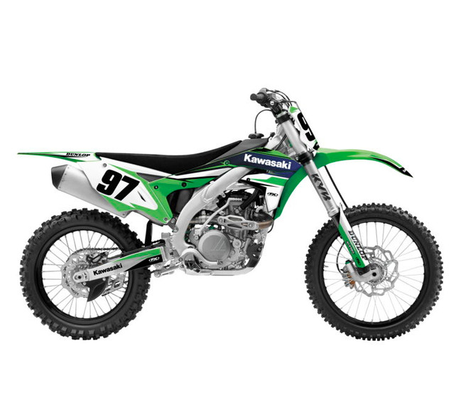 Factory Effex Kawasaki Black, White, Green 21-01136