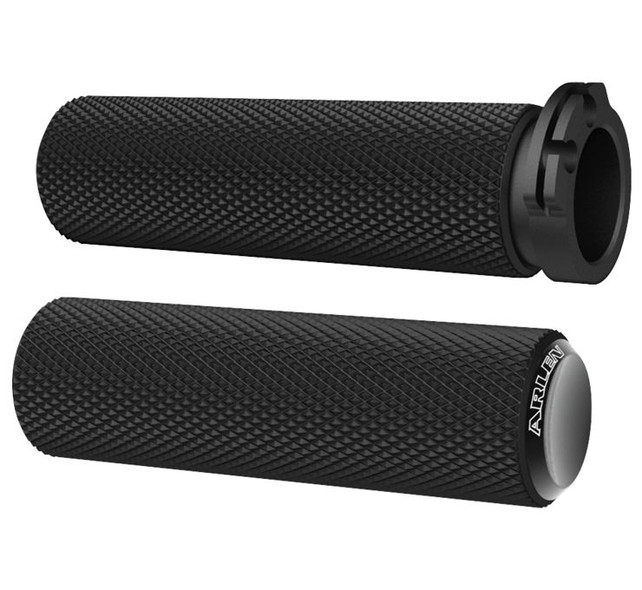 Arlen Ness Cable Style Fusion Series Grips Black 07-325