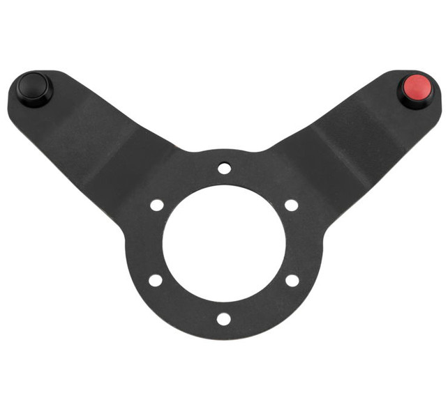 DragonFire Racing Steering Wheel Accessory Plate Black 04-0821