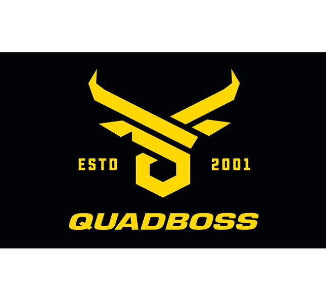 QuadBoss Flag/Banner Yellow/Black 3x5 155353