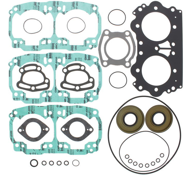 Vertex Complete Gasket w/Oil Seals for PWC Black 611206