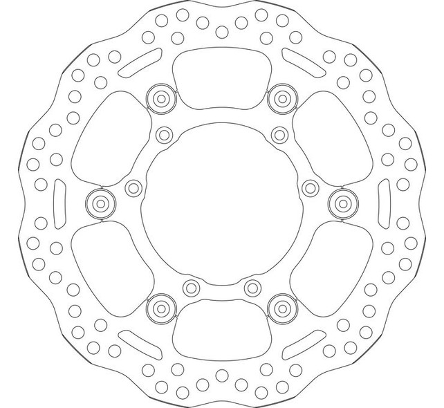 SBS Oversize Front Rotors Stainless Steel 7003