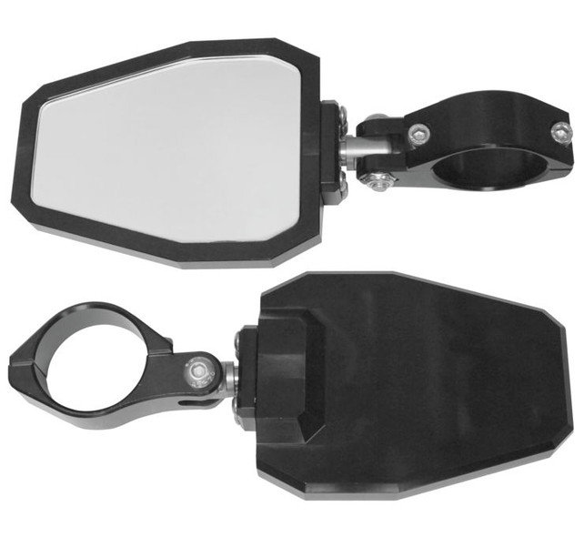Modquad Bezel Side Mirror Black 1/2 in. SIDE-2-BLK