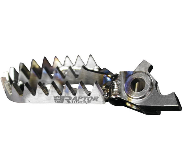 Raptor Titanium Titanium Footpegs Titanium RX006