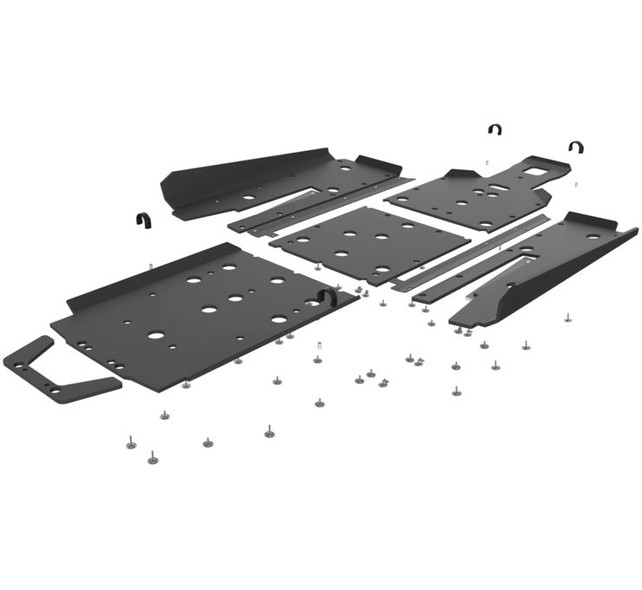 Seizmik UHMW Skid Plate and Rock Sliders Black 76-10166 KIT