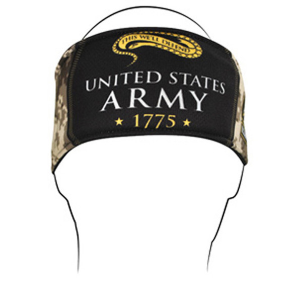 Balboa Headband Polyester U.S. Army Camo Logo HB702