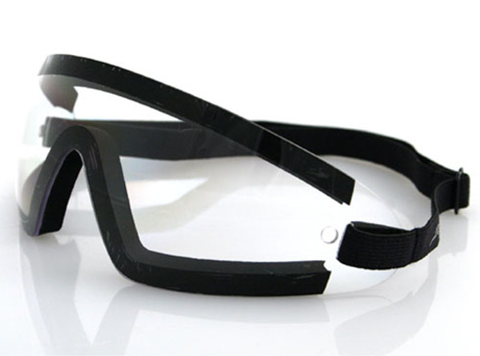 Balboa Wrap Around Goggle Black Frame Clear Lens BW201C