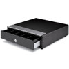 MS Cash Drawer HP-123 Manual Cash Drawer Black Right Side View