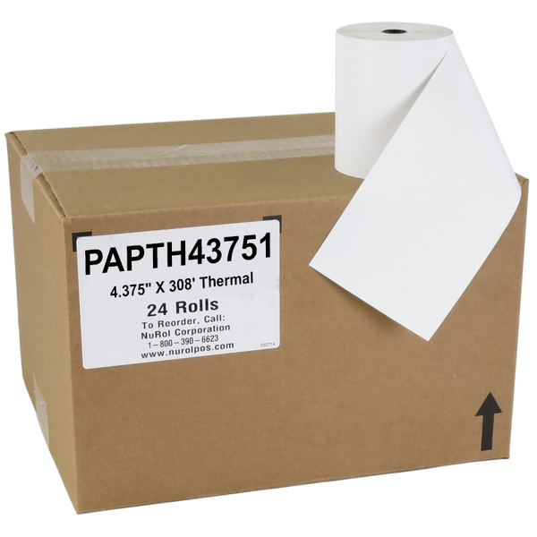 4.375" x 308' Thermal Paper