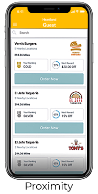 Heartland Restaurant Customer Proximity