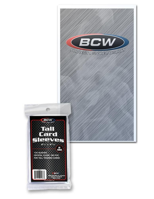 BCW Tall Trading Card Sleeves