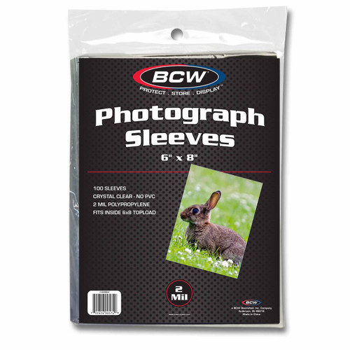 BCW  6 x 8 Photo Sleeves