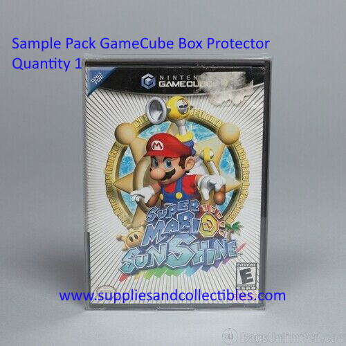 GameCube Video Game Box Protector Sample, Durable, Clear Case