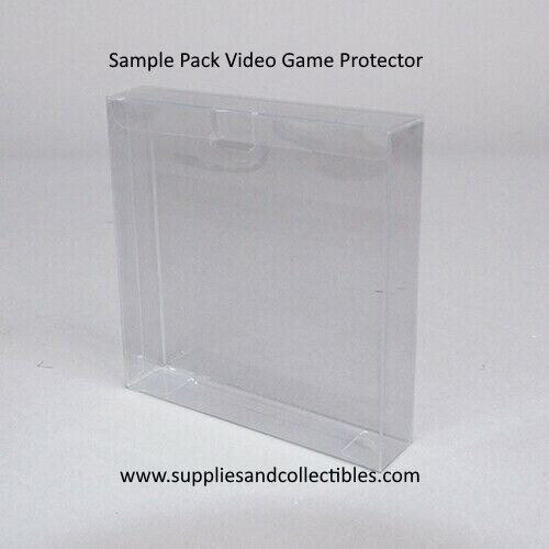PS1, Dreamcast, CD Video Game Box Protector Sample, Durable, Clear Case