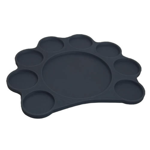 Black Paw Cloud Movement Tray for 8 units on 25mm Bases plus 1 65mm unit, for use with AoS, Warhammer 40k etc