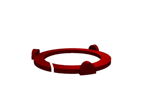 Red Colored Base Squad Markers Set of 10 for use with Warhammer 40k AoS