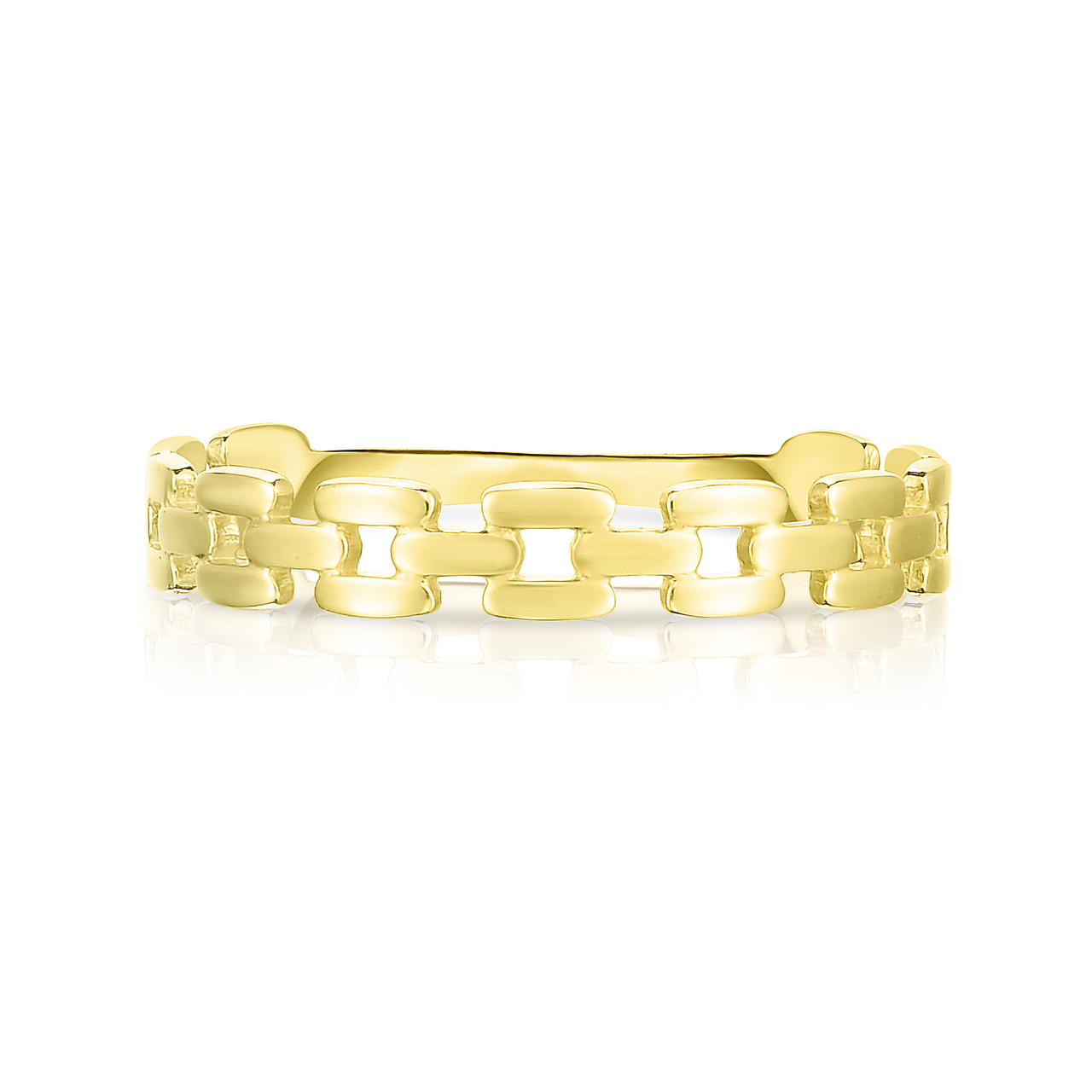 指輪・リング Square Chain Ring [SIZE.2] Square Chain Link Ring - URBAETIS Fine Jewelry