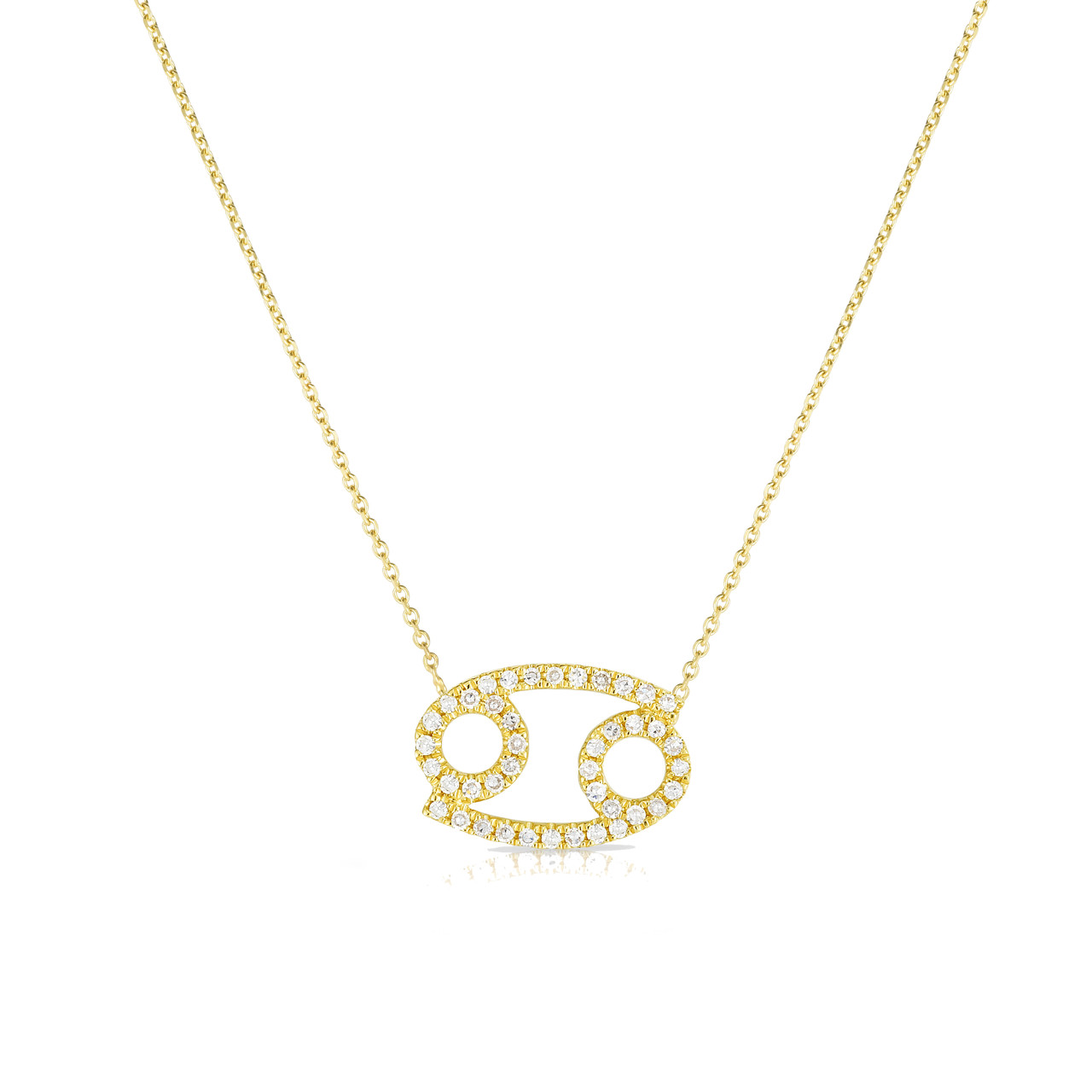 CANCER ZODIAC NECKLACE (18K ROSE GOLD VERMEIL) – KIRSTIN ASH (New Zealand)