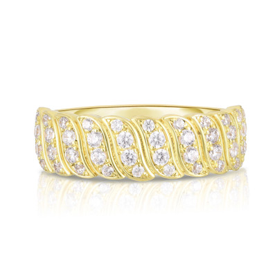 Diamond Snake Chain Ring, 14k yellow gold, 0.62 carats - URBAETIS Fine Jewelry Diamond Snake Chain Ring, 14k yellow gold, 0.62 carats - URBAETIS Fine Jewelry