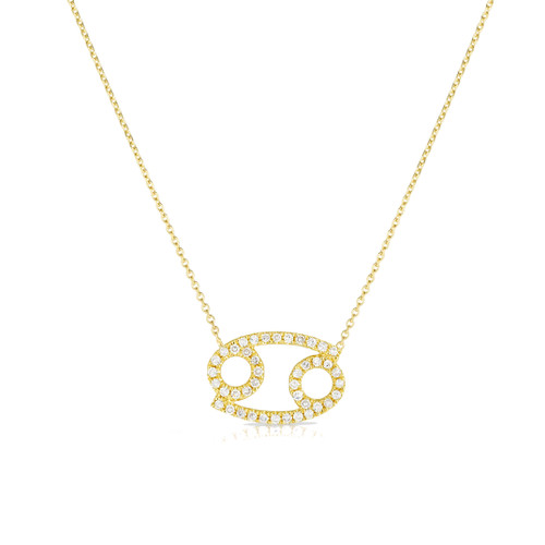 Buy Priyaasi Cancer zodiac sign Necklace online