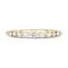 Graduated Diamond Single Prong 1/2 Eternity Ring, 14k yellow gold,  11 diamonds, 0.3 carats - URBAETIS Fine Jewelry Graduated Diamond Single Prong 1/2 Eternity Ring, 14k yellow gold,  11 diamonds, 0.3 carats - URBAETIS Fine Jewelry