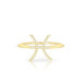 Diamond Gemini Zodiac Ring, 14k yellow gold - Urbaetis Fine Jewelry Diamond Gemini Zodiac Ring, 14k yellow gold - Urbaetis Fine Jewelry