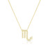 Diamond Scorpio Zodiac Necklace, 14k yellow gold - Urbaetis Fine Jewelry Diamond Scorpio Zodiac Necklace, 14k yellow gold - Urbaetis Fine Jewelry