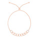 Gold and Diamond Chain Link Bolo Bracelet, 14k rose gold - Urbaetis Fine Jewelry Gold and Diamond Chain Link Bolo Bracelet, 14k rose gold - Urbaetis Fine Jewelry
