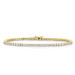 4 Prong Tennis Bracelet, 2 carats, 14k yellow gold - URBAETIS Fine Jewelry