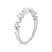 Baguette and Round Diamond Offset Ring, white gold, 16 diamonds, 0.34 carats - URBAETIS Fine Jewelry Baguette and Round Diamond Offset Ring, white gold, 16 diamonds, 0.34 carats - URBAETIS Fine Jewelry