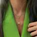 Pearl and Diamond Long Link Lariat, 14K Yellow Gold- URBAETIS Fine Jewelry Pearl and Diamond Long Link Lariat, 14K Yellow Gold- URBAETIS Fine Jewelry
