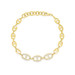 Gold and Diamond Mariner Bracelet, 14K Yellow Gold- URBAETIS Fine Jewelry Gold and Diamond Mariner Bracelet, 14K Yellow Gold- URBAETIS Fine Jewelry