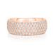 Diamond Cigar Band, 14k rose gold - URBAETIS Fine Jewelry Diamond Cigar Band, 14k rose gold - URBAETIS Fine Jewelry