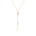 Diamond Mariner Lariat Necklace, 14k rose gold - URBAETIS Fine Jewelry Diamond Mariner Lariat Necklace, 14k rose gold - URBAETIS Fine Jewelry