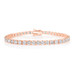 Lab Diamond Tennis Bracelets, 14k rose gold - URBAETIS Fine Jewelry Lab Diamond Tennis Bracelets, 14k rose gold - URBAETIS Fine Jewelry