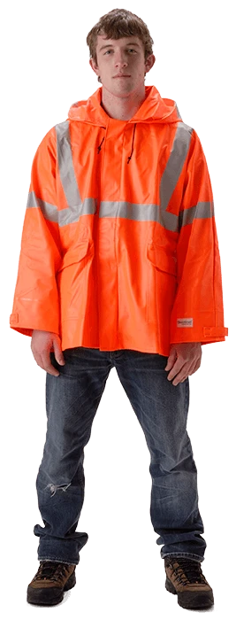 FR Rain Jacket with Hood | Sentinel | Made in the USA