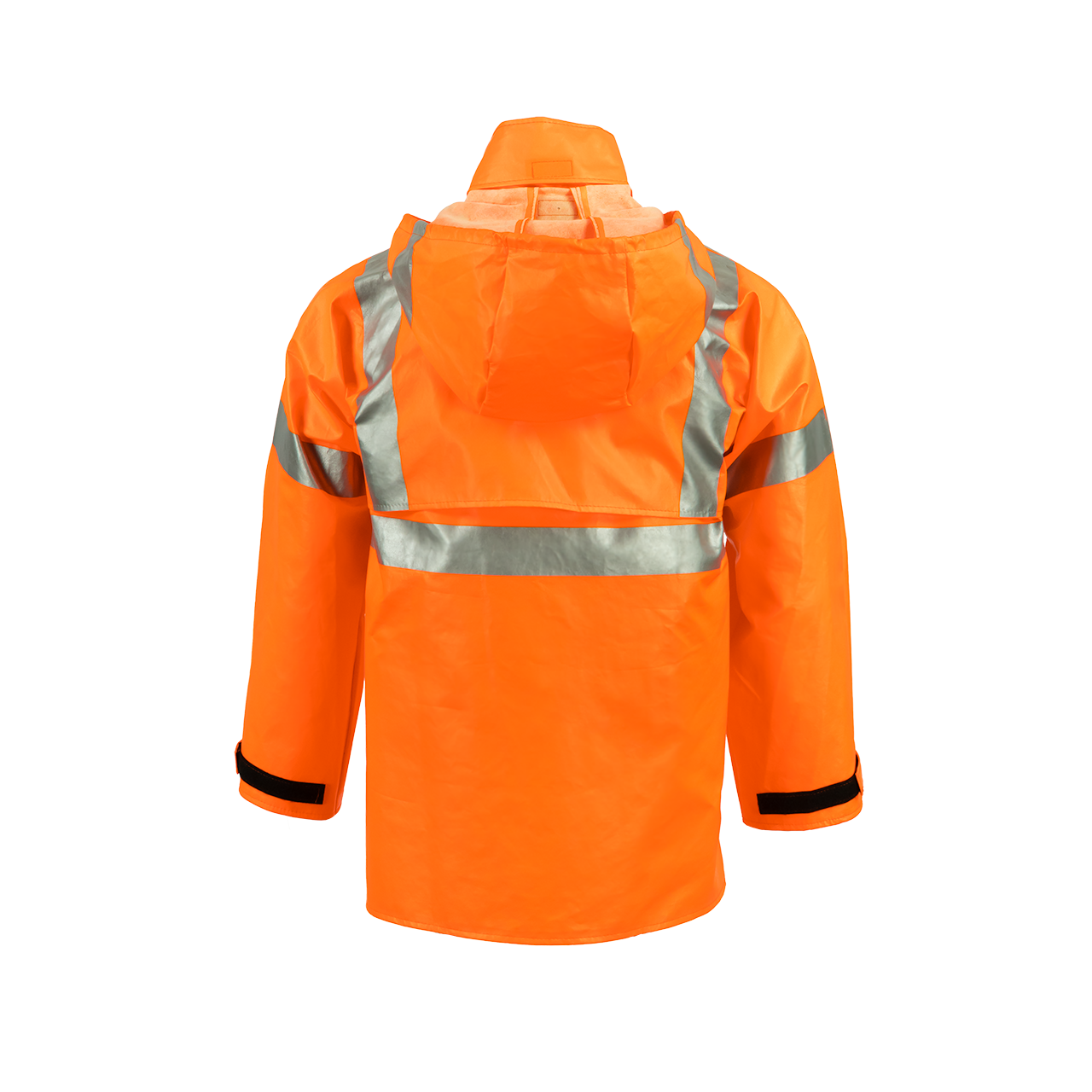 FR Rain Jacket with Hood, Hi Vis Class 3 Rain Gear - ArcLite by NASCO